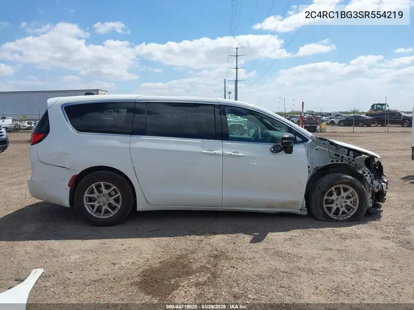 Auction sale of the 2025 Chrysler Pacifica , vin: 2C4RC1BG3SR554219, lot number: 44719020