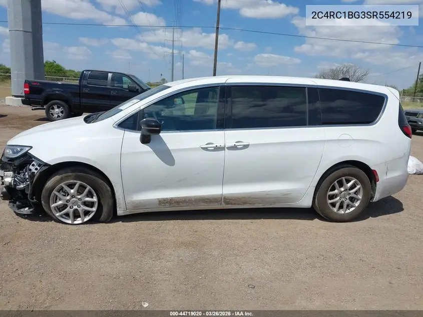 Auction sale of the 2025 Chrysler Pacifica , vin: 2C4RC1BG3SR554219, lot number: 44719020