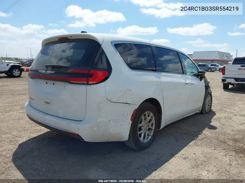 Auction sale of the 2025 Chrysler Pacifica , vin: 2C4RC1BG3SR554219, lot number: 44719020