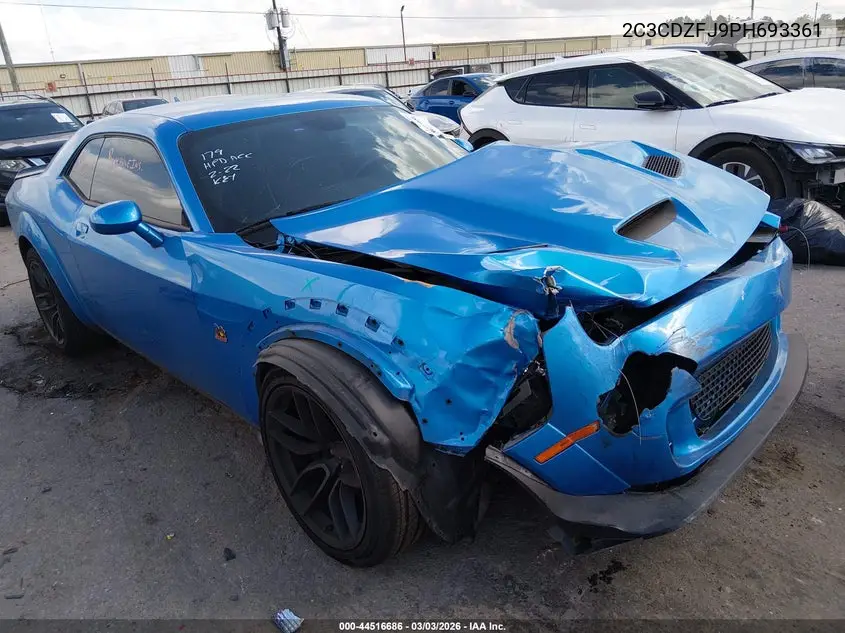 Auction sale of the 2023 Dodge Challenger , vin: 2C3CDZFJ9PH693361, lot number: 44516686