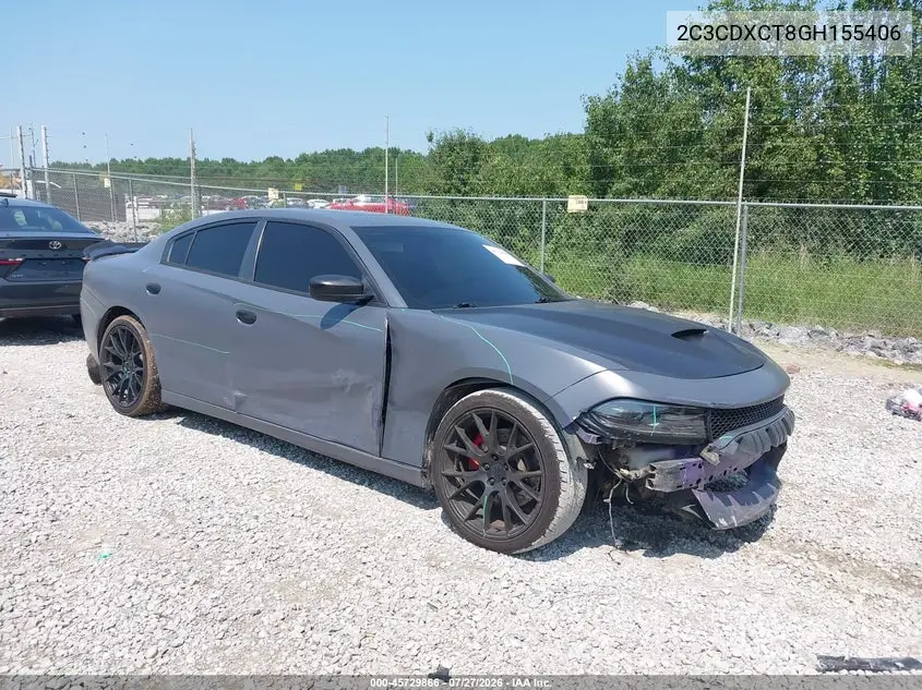 Auction sale of the 2016 Dodge Charger , vin: 2C3CDXCT8GH155406, lot number: 45729866