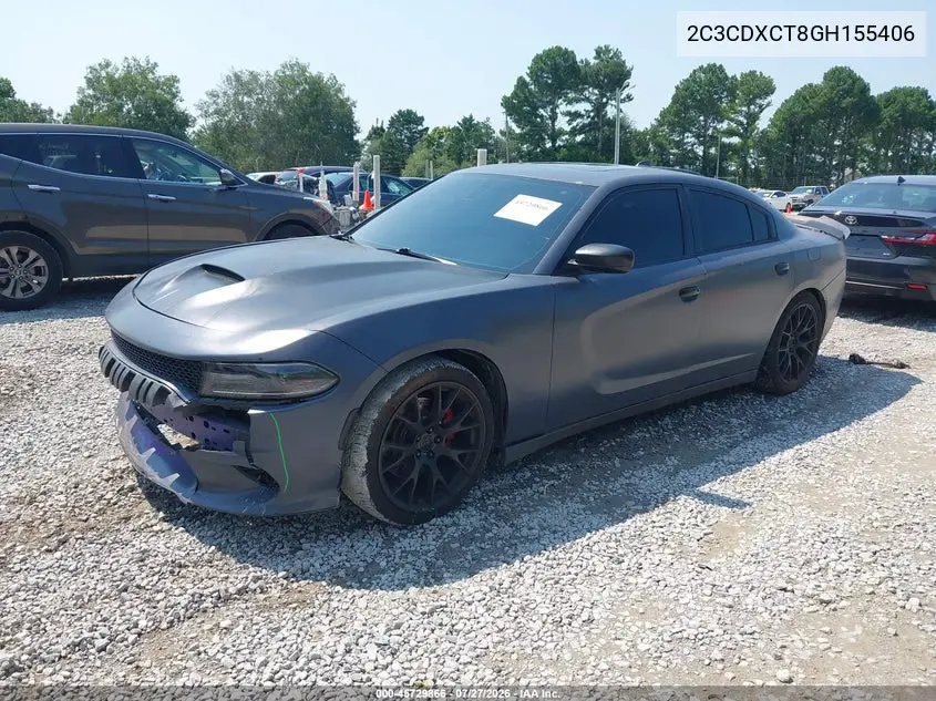Auction sale of the 2016 Dodge Charger , vin: 2C3CDXCT8GH155406, lot number: 45729866
