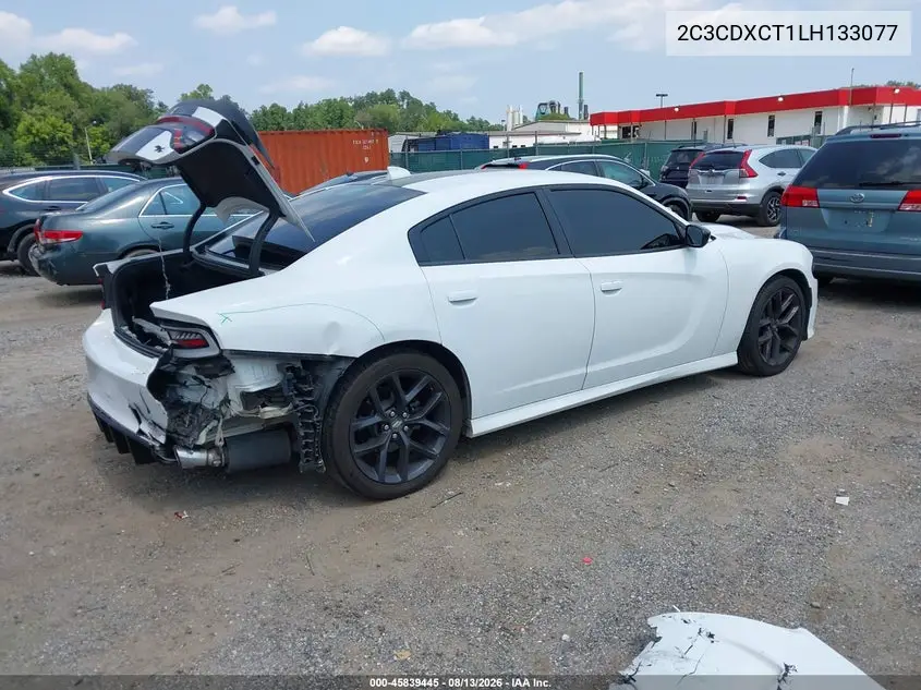 Auction sale of the 2020 Dodge Charger , vin: 2C3CDXCT1LH133077, lot number: 45839445