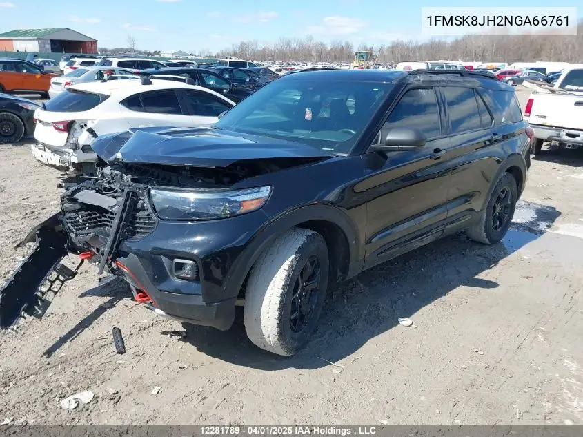Auction sale of the 2022 Ford Explorer , vin: 1FMSK8JH2NGA66761, lot number: 12281789
