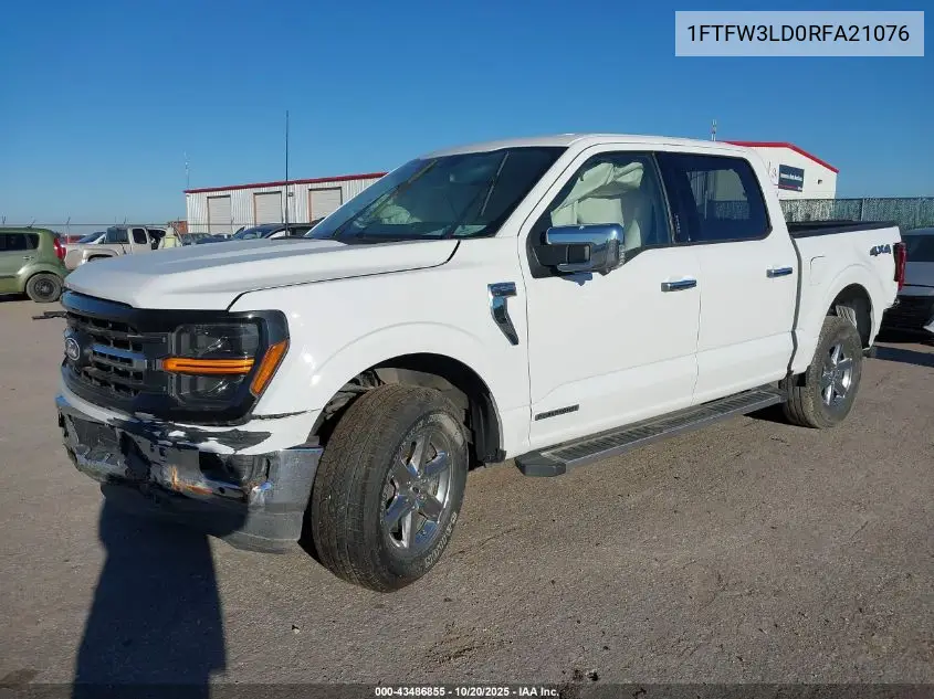 Auction sale of the 2024 Ford F 150 , vin: 1FTFW3LD0RFA21076, lot number: 43486855