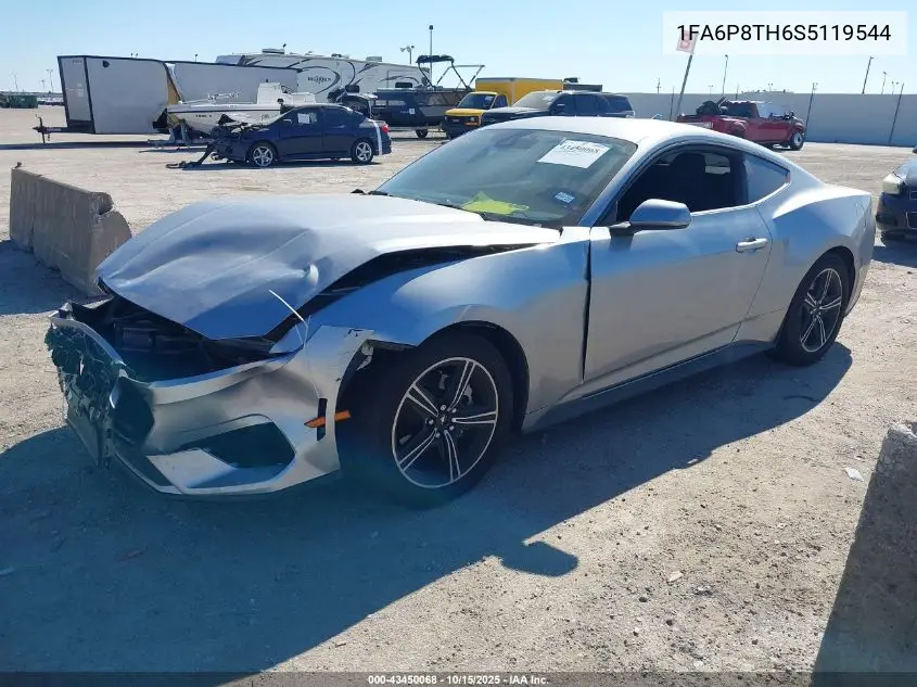 Auction sale of the 2025 Ford Mustang , vin: 1FA6P8TH6S5119544, lot number: 43450068