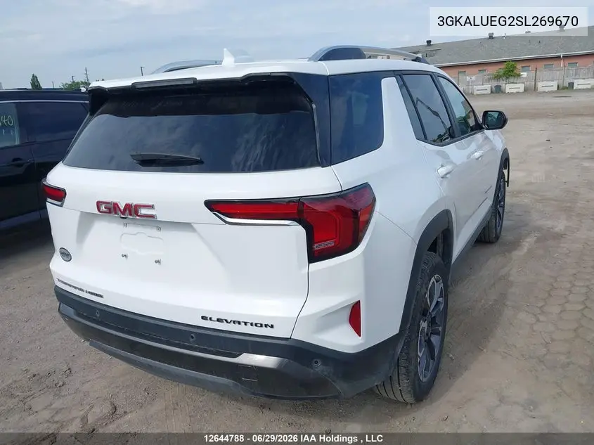 Auction sale of the 2025 GMC Terrain , vin: 3GKALUEG2SL269670, lot number: 12644788