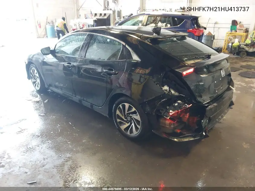 Auction sale of the 2017 Honda Civic , vin: SHHFK7H21HU413737, lot number: 44579495