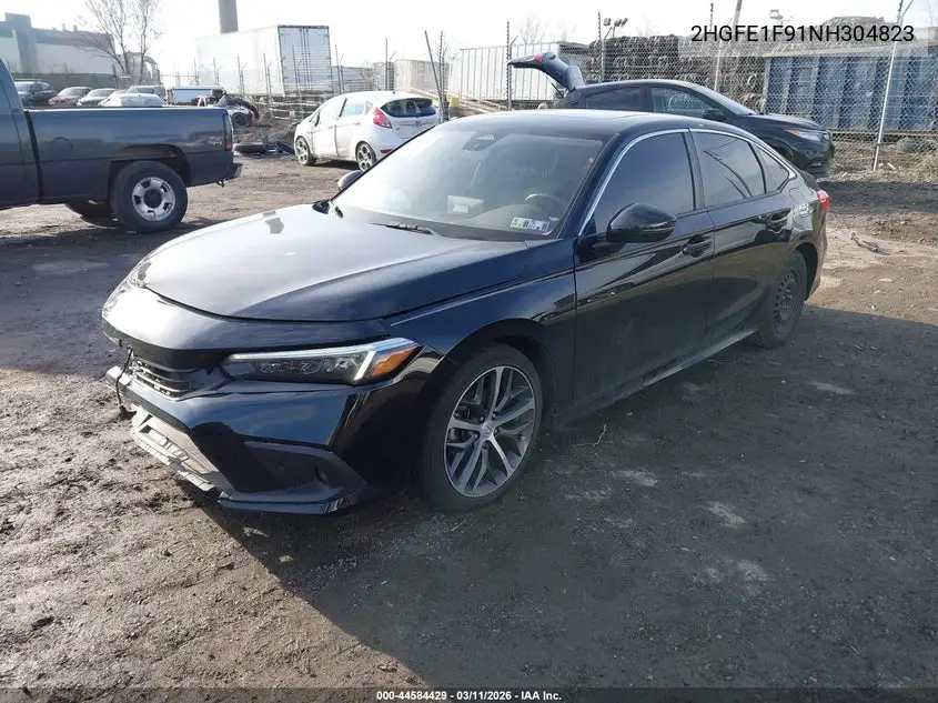 Auction sale of the 2022 Honda Civic , vin: 2HGFE1F91NH304823, lot number: 44584429