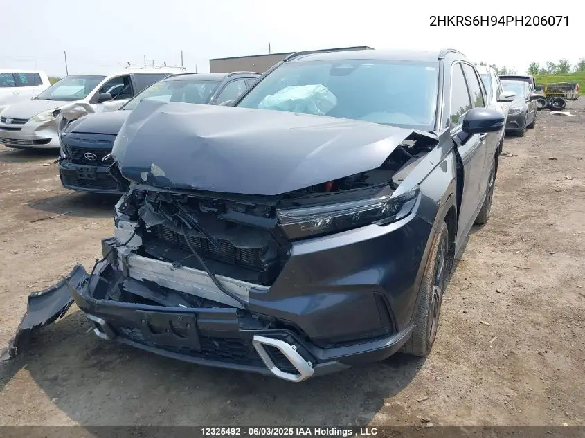 Auction sale of the 2023 Honda CR V , vin: 2HKRS6H94PH206071, lot number: 12325492