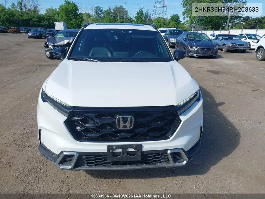 Auction sale of the 2024 Honda CR V , vin: 2HKRS6H94RH208633, lot number: 12633936