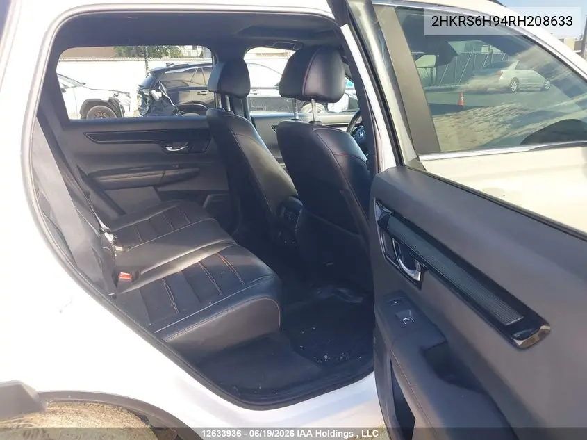 Auction sale of the 2024 Honda CR V , vin: 2HKRS6H94RH208633, lot number: 12633936