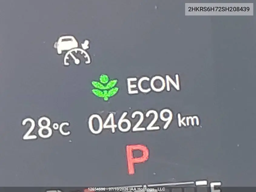 Auction sale of the 2025 Honda CR V , vin: 2HKRS6H72SH208439, lot number: 12654596