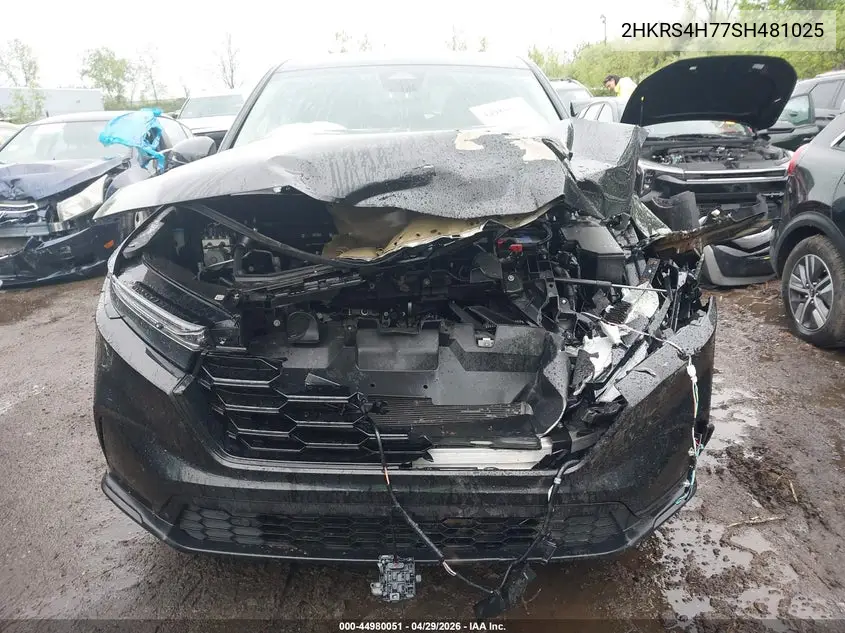 Auction sale of the 2025 Honda CR V , vin: 2HKRS4H77SH481025, lot number: 44980051
