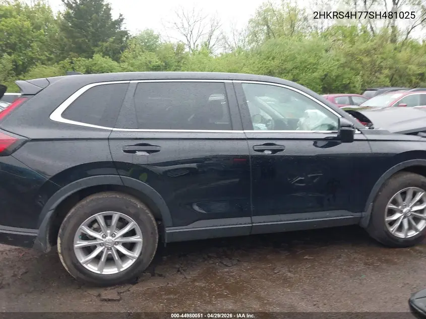 Auction sale of the 2025 Honda CR V , vin: 2HKRS4H77SH481025, lot number: 44980051