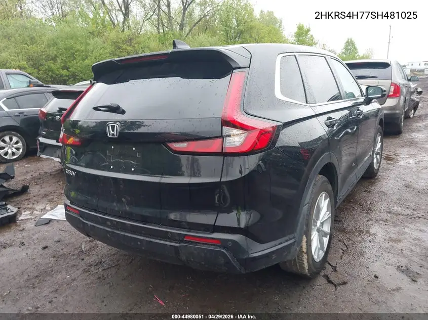 Auction sale of the 2025 Honda CR V , vin: 2HKRS4H77SH481025, lot number: 44980051