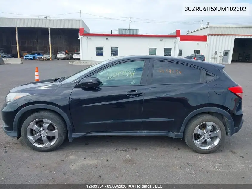 Auction sale of the 2018 Honda HR V , vin: 3CZRU6H5XJM102302, lot number: 12699534