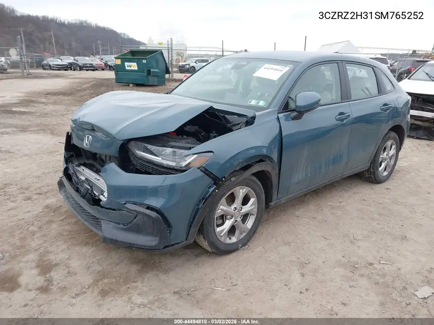 Auction sale of the 2025 Honda HR V , vin: 3CZRZ2H31SM765252, lot number: 44494810