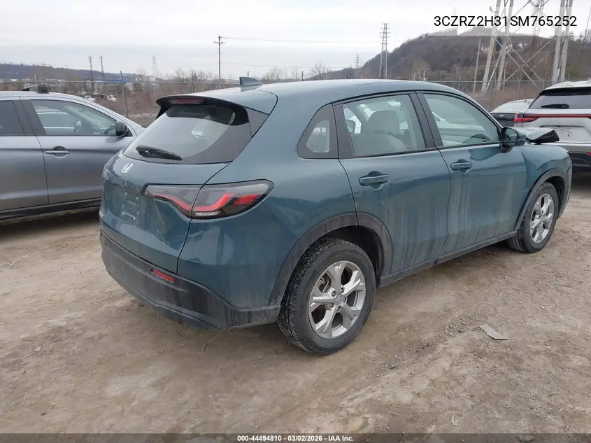 Auction sale of the 2025 Honda HR V , vin: 3CZRZ2H31SM765252, lot number: 44494810