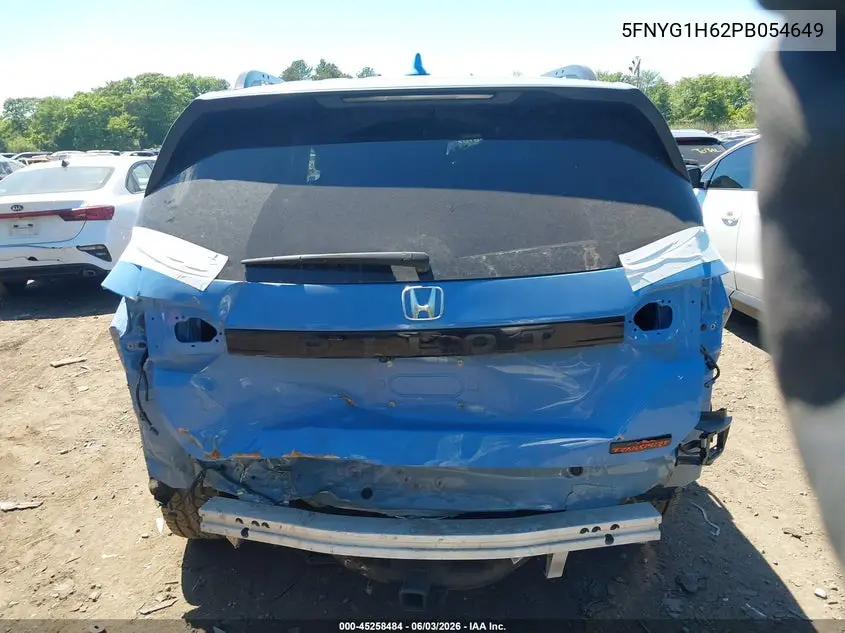 Auction sale of the 2023 Honda Pilot , vin: 5FNYG1H62PB054649, lot number: 45258484