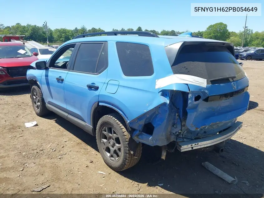 Auction sale of the 2023 Honda Pilot , vin: 5FNYG1H62PB054649, lot number: 45258484