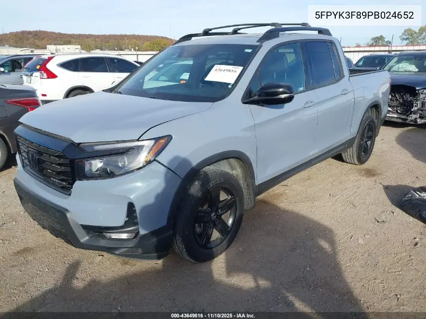Auction sale of the 2023 Honda Ridgeline , vin: 5FPYK3F89PB024652, lot number: 43649816