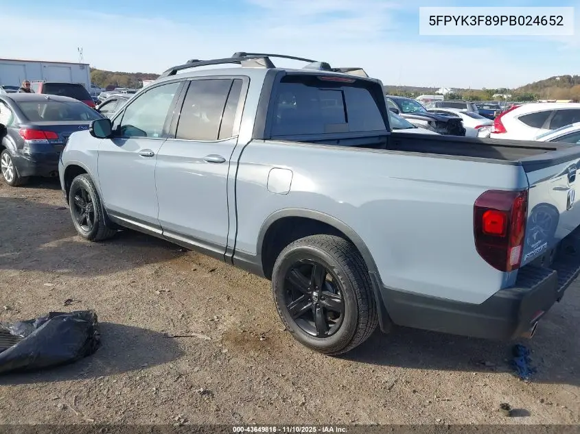 Auction sale of the 2023 Honda Ridgeline , vin: 5FPYK3F89PB024652, lot number: 43649816