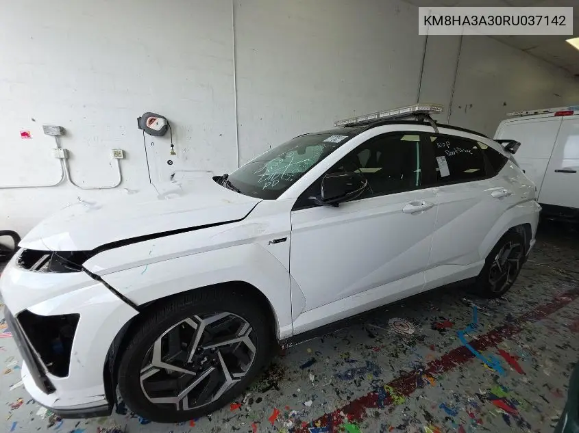 Auction sale of the 2024 Hyundai Kona , vin: KM8HA3A30RU037142, lot number: 43438484