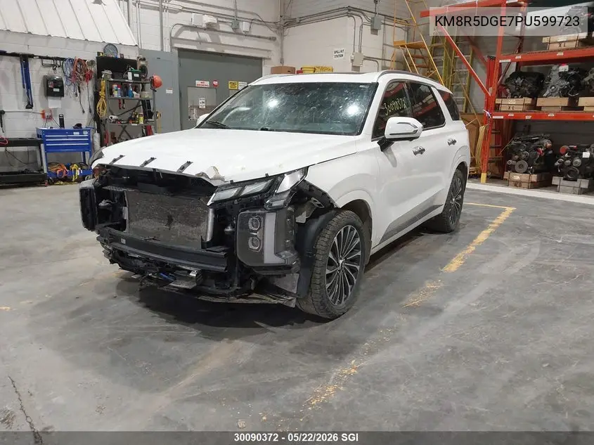 Auction sale of the 2023 Hyundai Palisade , vin: KM8R5DGE7PU599723, lot number: 30090372
