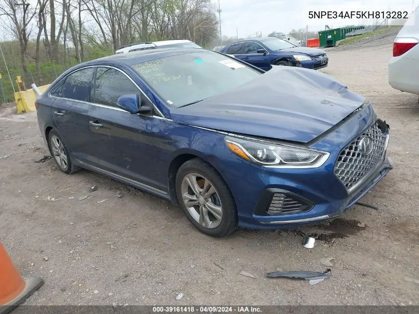 Auction sale of the 2019 Hyundai Sonata , vin: 5NPE34AF5KH813282, lot number: 39161418