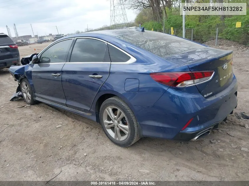 Auction sale of the 2019 Hyundai Sonata , vin: 5NPE34AF5KH813282, lot number: 39161418