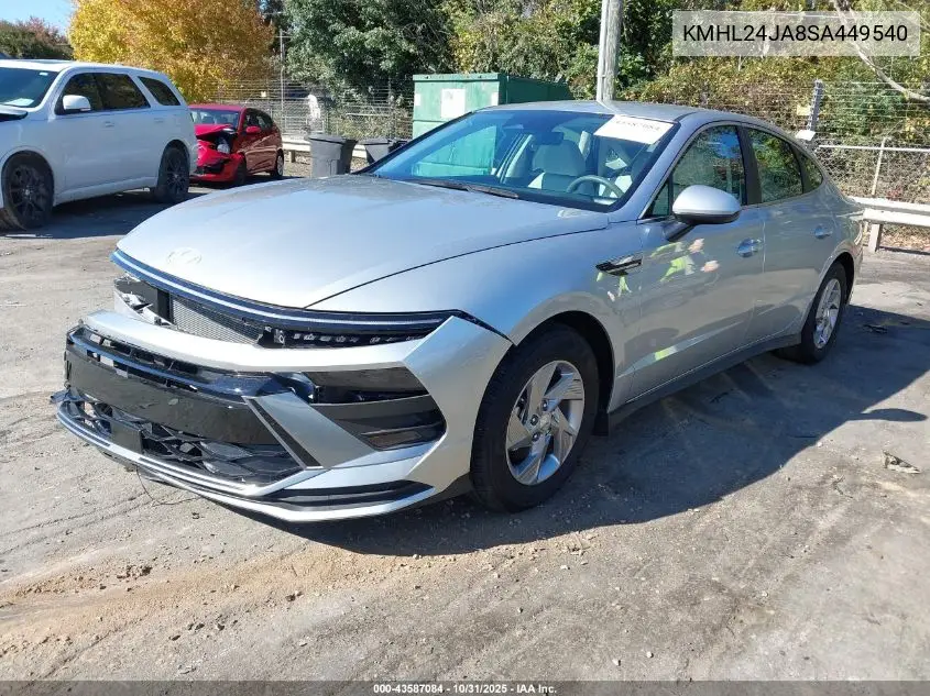 Auction sale of the 2025 Hyundai Sonata , vin: KMHL24JA8SA449540, lot number: 43587084