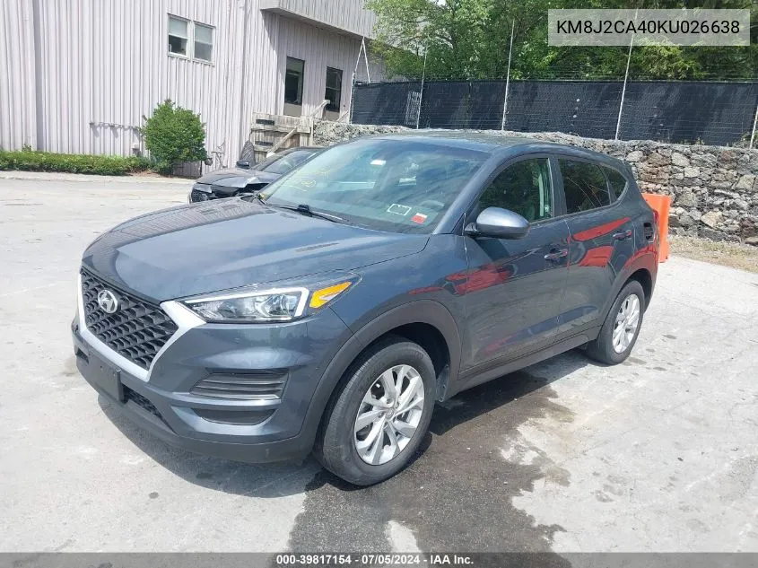 Auction sale of the 2019 Hyundai Tucson , vin: KM8J2CA40KU026638, lot number: 39817154
