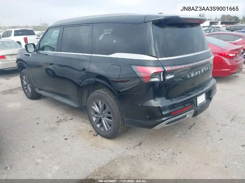 Auction sale of the 2025 Infiniti QX80 , vin: JN8AZ3AA3S9001665, lot number: 43768657
