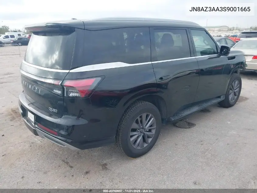 Auction sale of the 2025 Infiniti QX80 , vin: JN8AZ3AA3S9001665, lot number: 43768657
