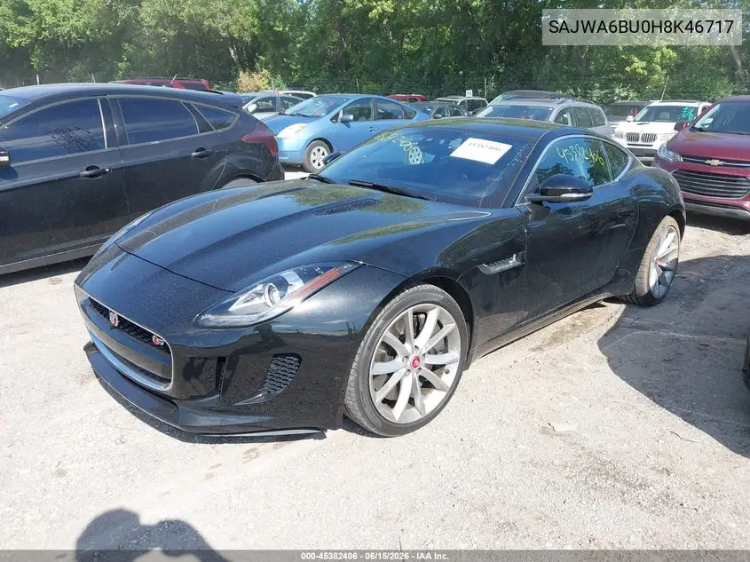 Auction sale of the 2017 Jaguar F Type , vin: SAJWA6BU0H8K46717, lot number: 45382406