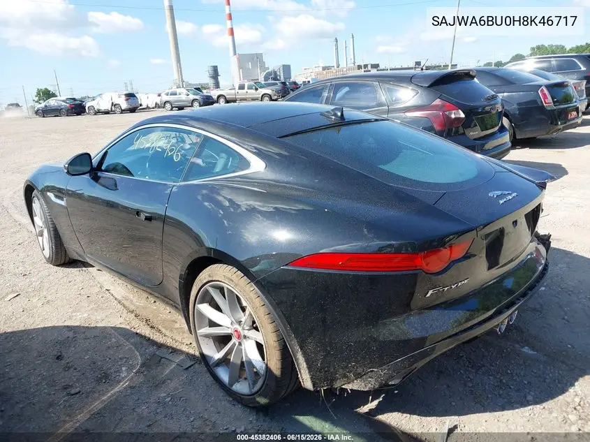 Auction sale of the 2017 Jaguar F Type , vin: SAJWA6BU0H8K46717, lot number: 45382406