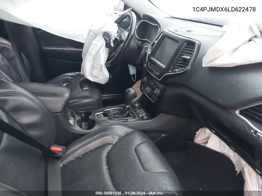 Auction sale of the 2020 Jeep Cherokee , vin: 1C4PJMDX6LD622478, lot number: 38591036