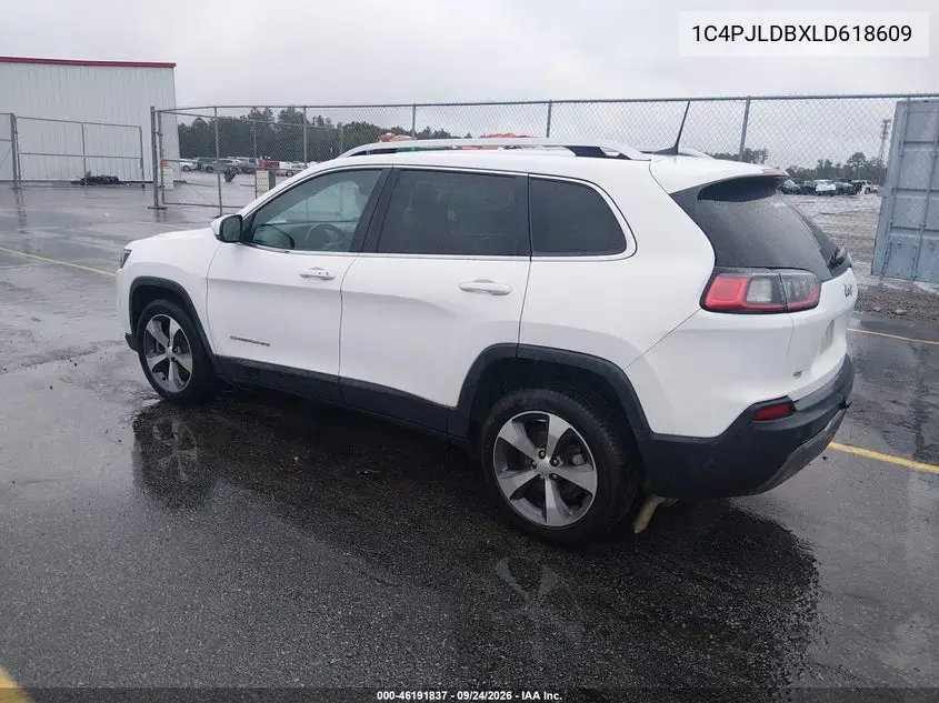 Auction sale of the 2020 Jeep Cherokee , vin: 1C4PJLDBXLD618609, lot number: 46191837