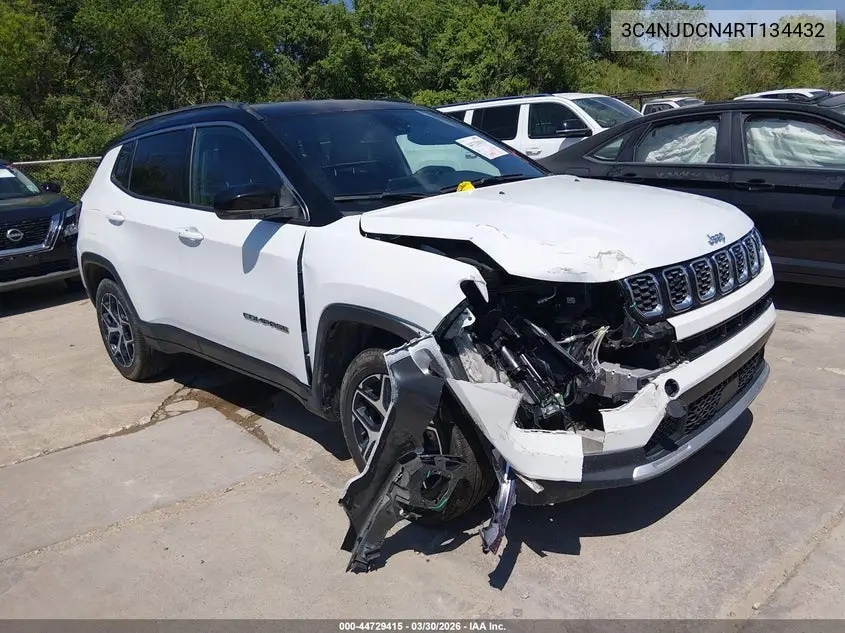Auction sale of the 2024 Jeep Compass , vin: 3C4NJDCN4RT134432, lot number: 44729415