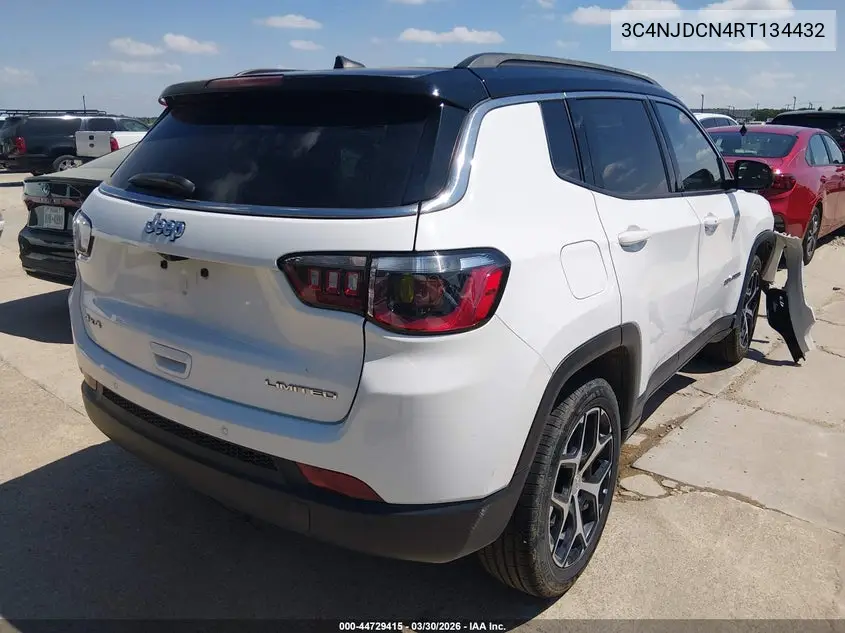 Auction sale of the 2024 Jeep Compass , vin: 3C4NJDCN4RT134432, lot number: 44729415