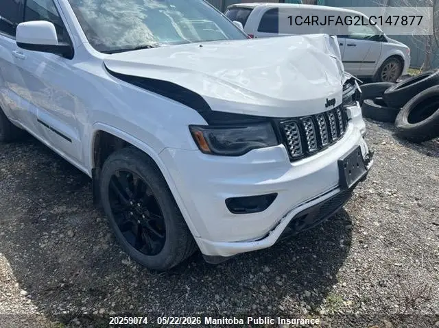 Auction sale of the 2020 Jeep Grand Cherokee , vin: 1C4RJFAG2LC147877, lot number: 20259074