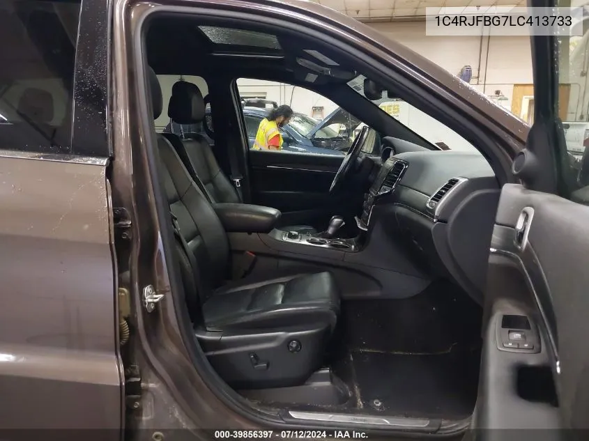 Auction sale of the 2020 Jeep Grand Cherokee , vin: 1C4RJFBG7LC413733, lot number: 39856397