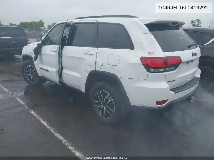 Auction sale of the 2020 Jeep Grand Cherokee , vin: 1C4RJFLT6LC419292, lot number: 42357153