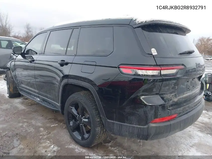Auction sale of the 2024 Jeep Grand Cherokee , vin: 1C4RJKBG2R8932791, lot number: 43791736