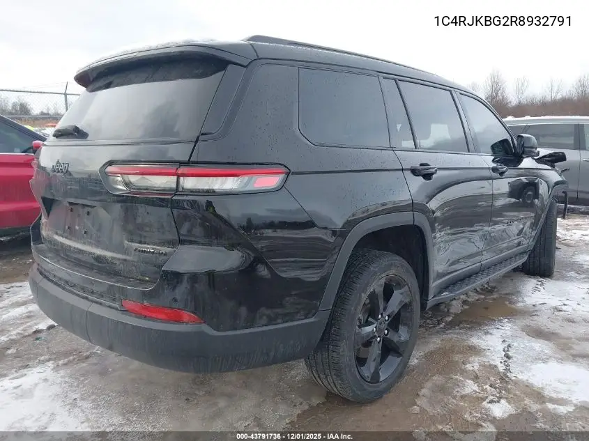 Auction sale of the 2024 Jeep Grand Cherokee , vin: 1C4RJKBG2R8932791, lot number: 43791736