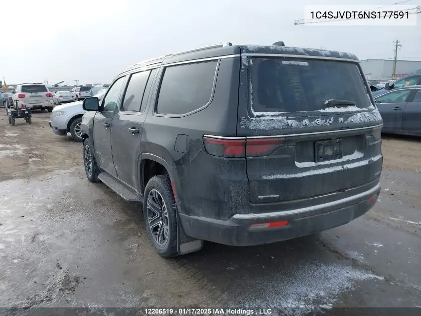 Auction sale of the 2022 Jeep Grand Wagoneer , vin: 1C4SJVDT6NS177591, lot number: 12206519