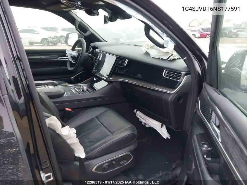 Auction sale of the 2022 Jeep Grand Wagoneer , vin: 1C4SJVDT6NS177591, lot number: 12206519