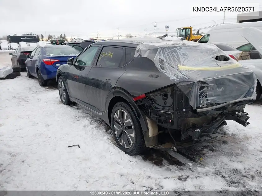 Auction sale of the 2024 Kia EV6 , vin: KNDC34LA7R5620571, lot number: 12500249