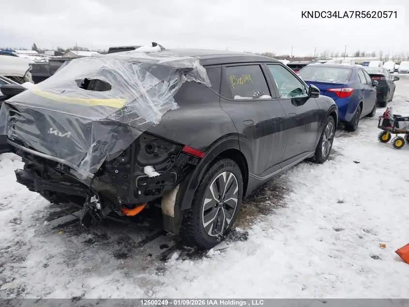 Auction sale of the 2024 Kia EV6 , vin: KNDC34LA7R5620571, lot number: 12500249